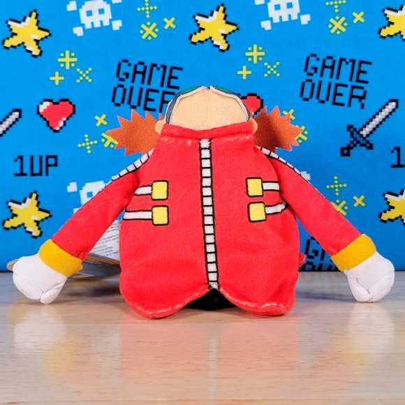 Jakks Pacific Sonic The Hedgehog Doctor Eggman 8" UltraSoft Video Gaming Plush - Picture 4 of 12